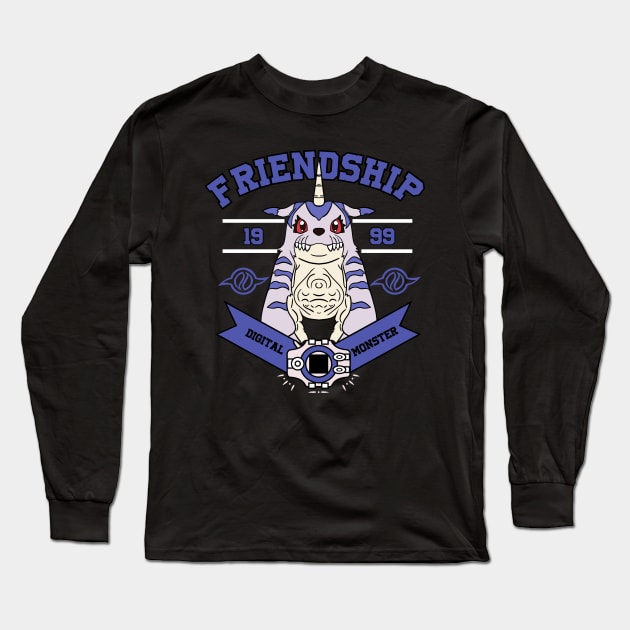 Crest of Friendship - Gabumon Long Sleeve T-Shirt by Extended Heroes